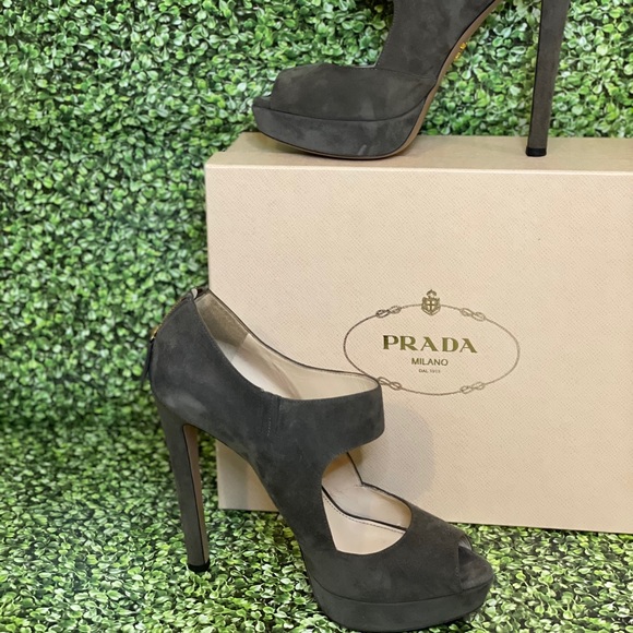 PRADA CAMOSCIO 1 GRIGIO - Picture 1 of 4